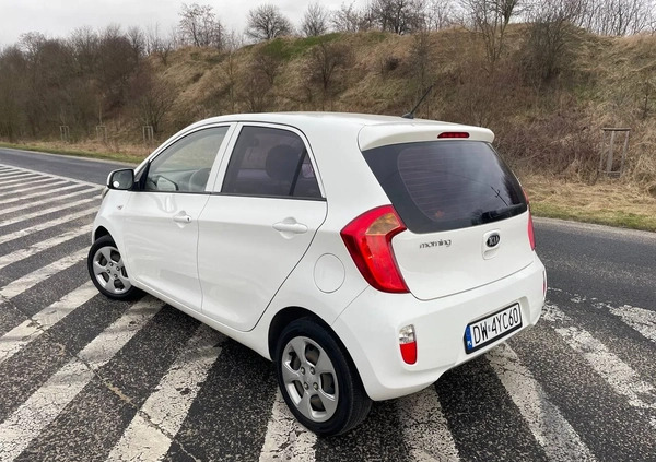 Kia Picanto cena 25500 przebieg: 123000, rok produkcji 2012 z Wrocław małe 562